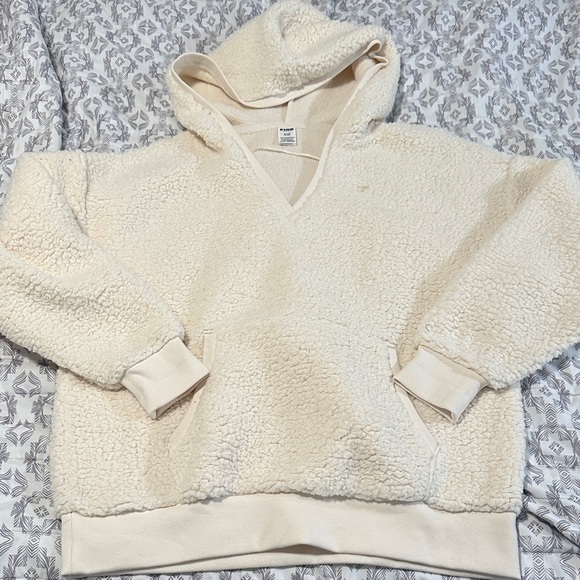 Victoria's Secret Cream Sherpa Hoodie - Picture 1 of 1